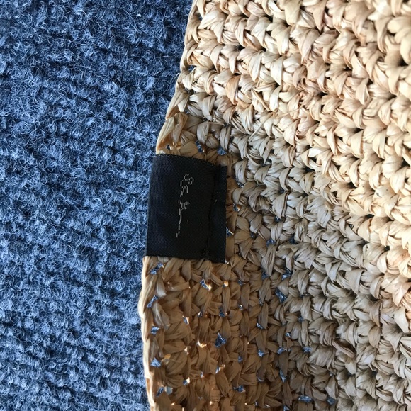 Peter Grimm Straw Hat Women's Floppy Round Vacation Beach Summer BOHO style - Picture 7 of 16